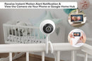 Kogan SmarterHome Smart Baby Monitor Security Camera (White)