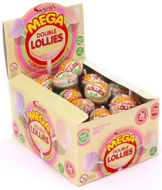 Swizzels Double Lolly Mega 10g - 36 Pack