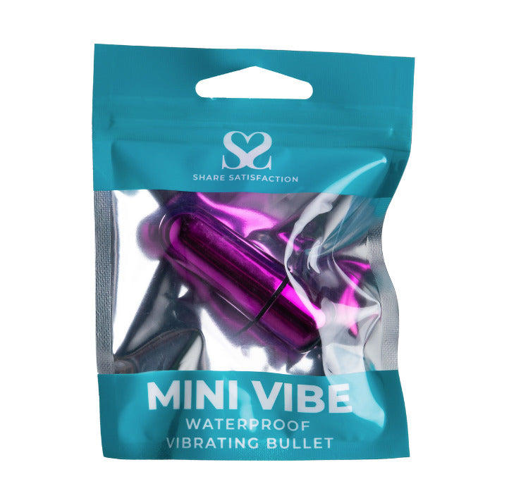 Share Satisfaction: Waterproof Vibrating Bullet - Purple
