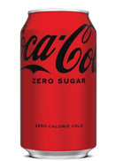 Coca-Cola Zero Sugar Soft Drink Cans - 330ml (24 Pack)