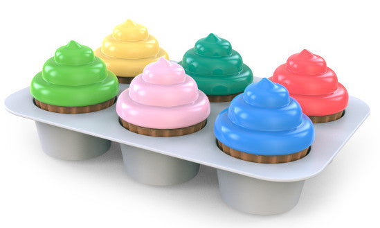 Bright Starts: Sort & Sweet Cupcakes Shape Sorting Activity Toy