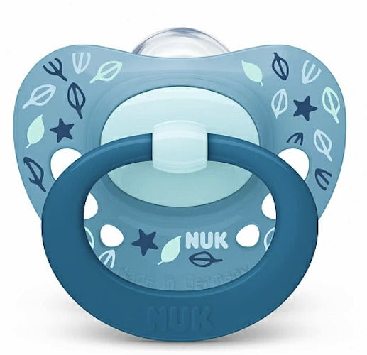 NUK: Signature Silicone Single Soother - Leaves (6-18 Months)