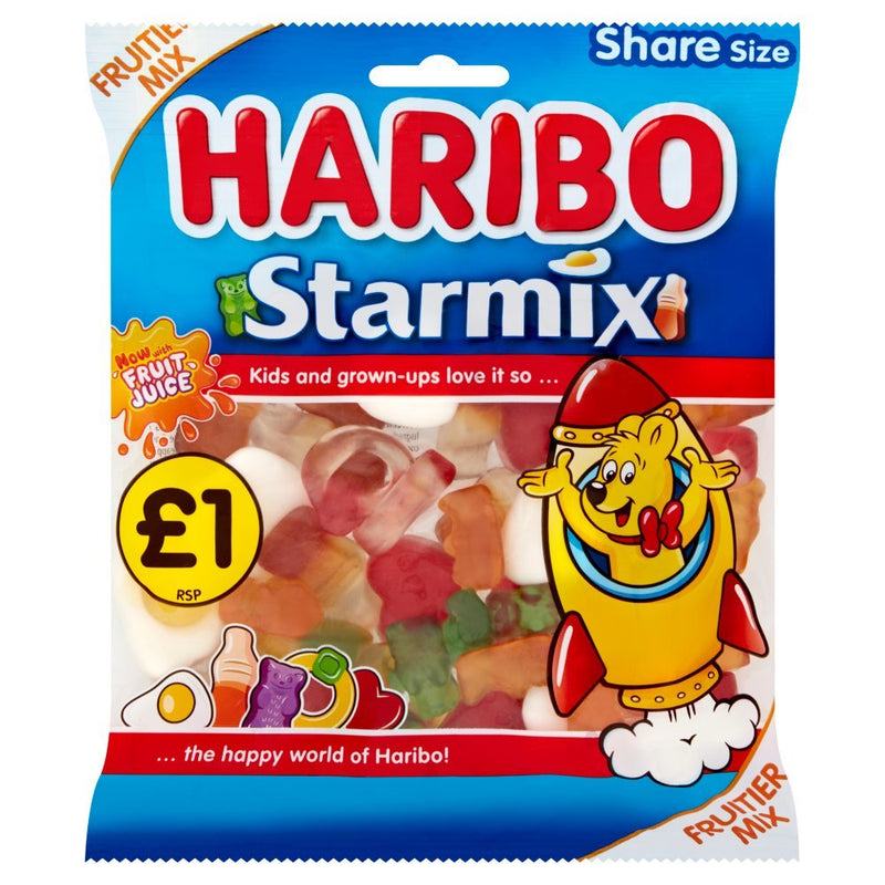 Haribo Starmix Lollies Bag - 160g (12 Pack)