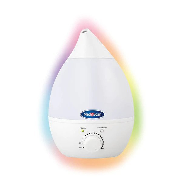 Medescan Rainbow Mist - Ultrasonic Cool Mist Humidifier