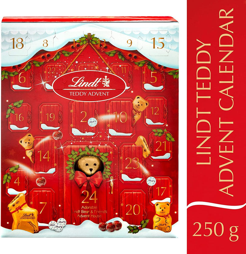 Lindt Chocolate Teddy Advent Calendar - 250g