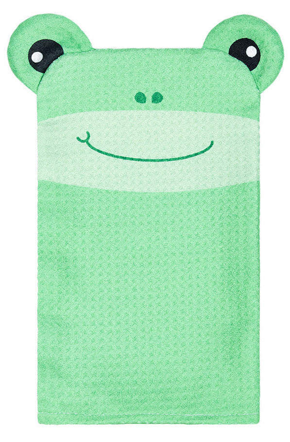 Dock & Bay: Baby Wash Mitt Animal Collection 100% Recycled - Frankie Frog