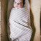 Woolbabe: Merino/Organic Cotton Swaddle Blanket - Pebble