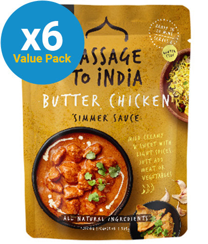 Passage to India - Butter Chicken Simmer Sauce 375g 6pk