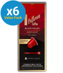 Vittoria Coffee: Compatible Coffee Capsules - Black Valley 10s x 6