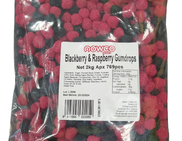 Nowco: Blackberry & Raspberry Gumdrops - 2kg