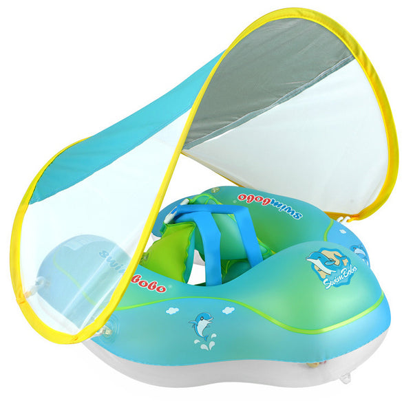 Baby Swimming Ring With Sunshade - Small