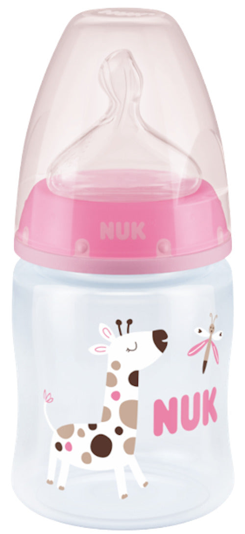 NUK: First Choice Plus Baby Bottle - 150ml (Pink)