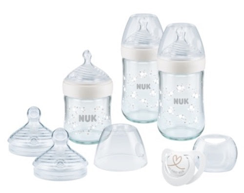 NUK: Nature Sense Glass Bottle Set - 5pcs (5 Piece)