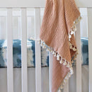 Crane Baby Cot Fitted Sheet - Caspian Tie-Dye