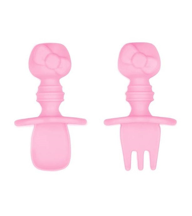 Bumkins: Silicone Chewtensils - Sanrio Hello Kitty (Pink)