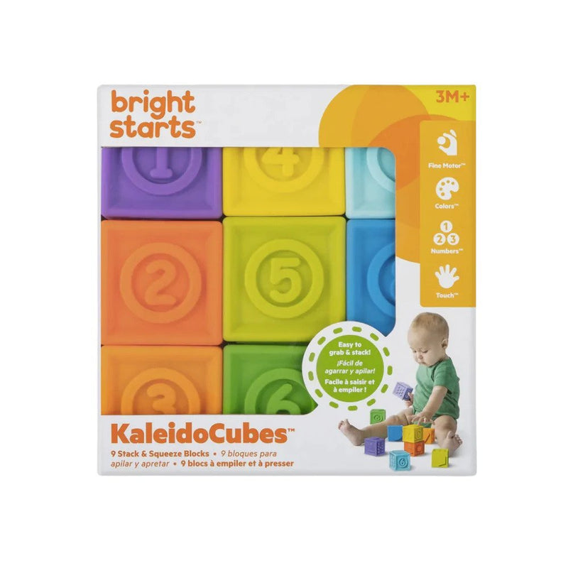 Bright Starts: KaleidoCubes 9 Stack & Squeeze Blocks