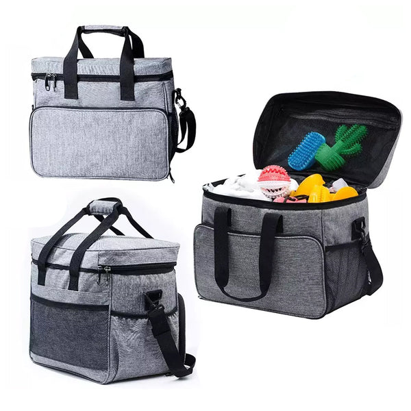 Pet Travel Organizer Bag Sets with Multi-Function Pockets