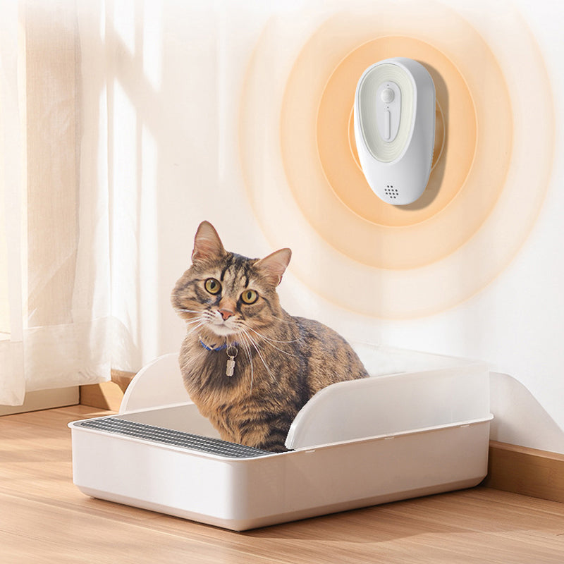 Air Purfier Freshener Wall Mounted Deodorizer with Motion Sensor Light Function for Pet