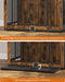 VASAGLE Feandrea Dog Crate Furniture with 2 Doors - Rustic Brown