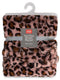 Weegoamigo: Plush Pom Pom Blanket - Leopard Pink