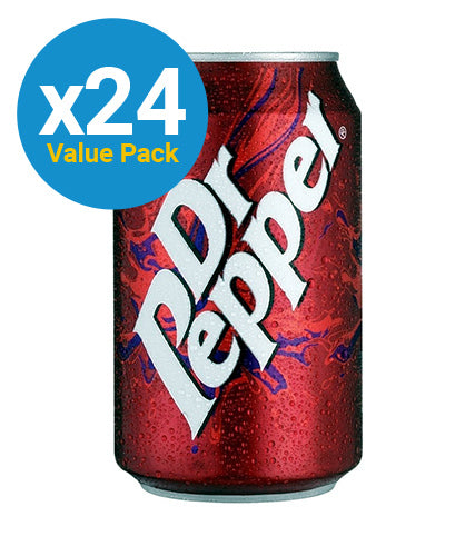 Dr Pepper Fridge Pack (330ml) Pack of 24