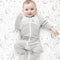 Love to Dream: Swaddle UP Transition Suit 1.0 TOG - Grey (Medium) (Suitable for 6-8.5kg)