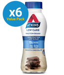 Atkins Low Carb Protein Shake - Chocolate (Pack of 6)