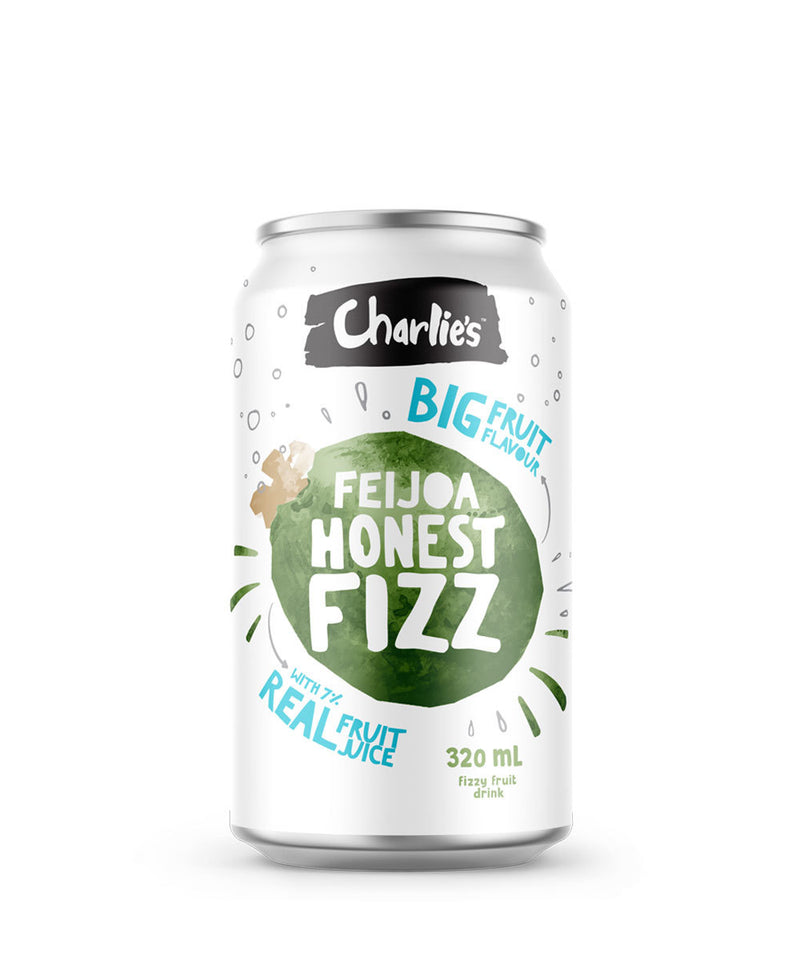 Charlie's Honest Fizz - Feijoa - 320ml (12 Pack) (Pack of 12)