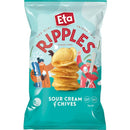 Eta Ripples Sour Cream & Chives Chips (12 x 150g)