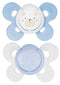 Chicco: Physio Comfort Silicone Soother - Blue 2 Pack (0-6 Months)