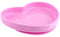 Chicco Silicone Heart Shaped Plate - Pink