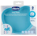 Chicco Silicone Heart Shaped Plate - Blue