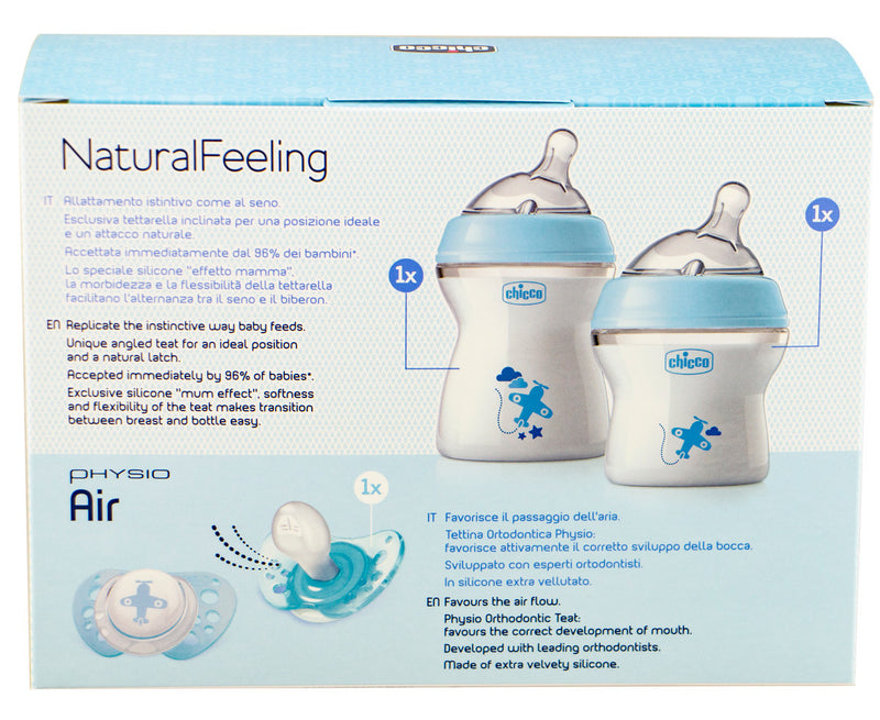 Chicco: NaturalFeeling Gift Set - Blue