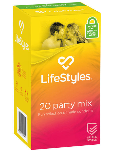 LifeStyles: Party Mix Condoms (20 Pack)