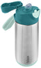 b.box: Insulated Sport Spout Bottle - Emerald Forest (500ml)