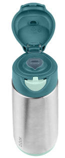 b.box: Insulated Sport Spout Bottle - Emerald Forest (500ml)