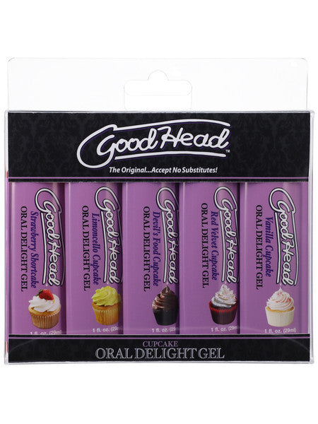 GoodHead: Oral Delight Gel Cupcake (5 Pack)