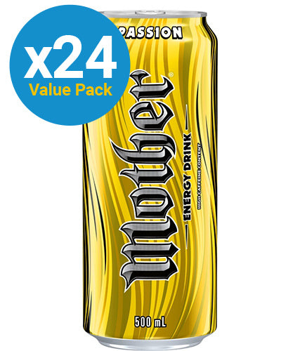 Mother Energy Drink Passion - 500ml (24 Pack)