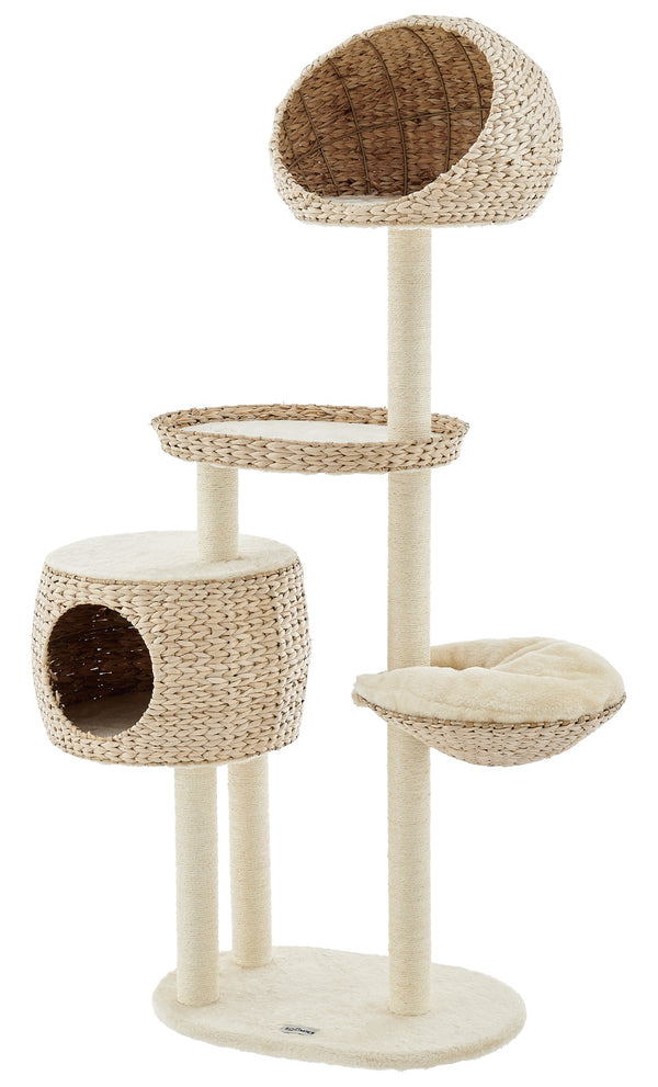 Zoomies Multi Level Wicker Cat House & Scratching Post 153cm