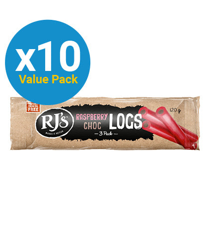 RJ's Raspberry Choc Log Triple Pack (10 Pack)