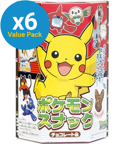 Pokemon Snack - Chocolate (6 Pack)