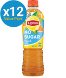 Lipton Ice Tea No Sugar Peach 500ml (12 Pack) (Pack of 12)