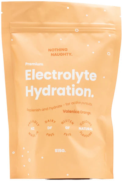 Nothing Naughty: Electrolyte Hydration Drink Powder 515g - Valencia Orange