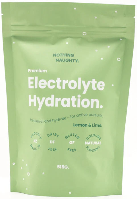 Nothing Naughty: Electrolyte Hydration Drink Powder 515g - Lemon & Lime