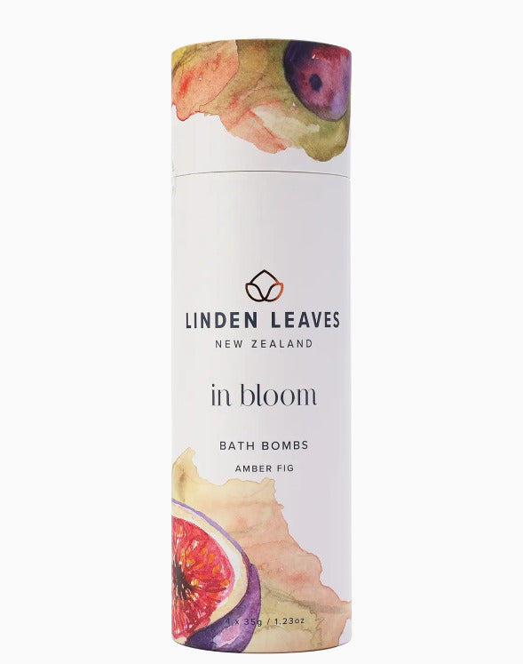 Linden Leaves: Amber Fig Bath Bombs