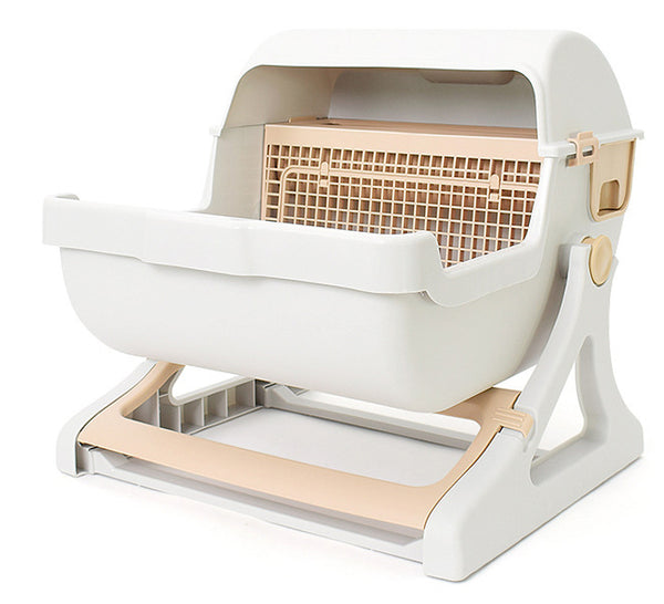 Filtered Semi-Automatic Litter Tray with Extra Large Tipper