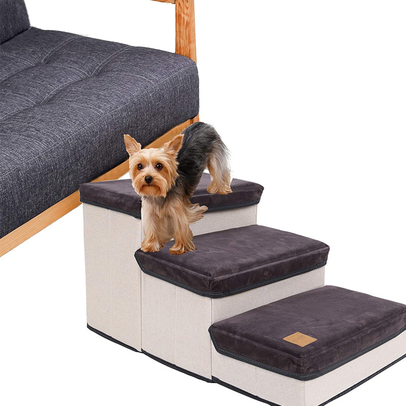 3 Layer Pet Stairs + Storage For Bed And Sofa