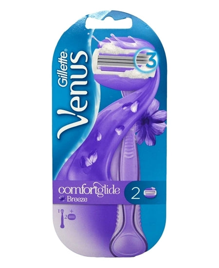 Gillette: Venus Comfortglide Breeze Razor (Pack of 2)
