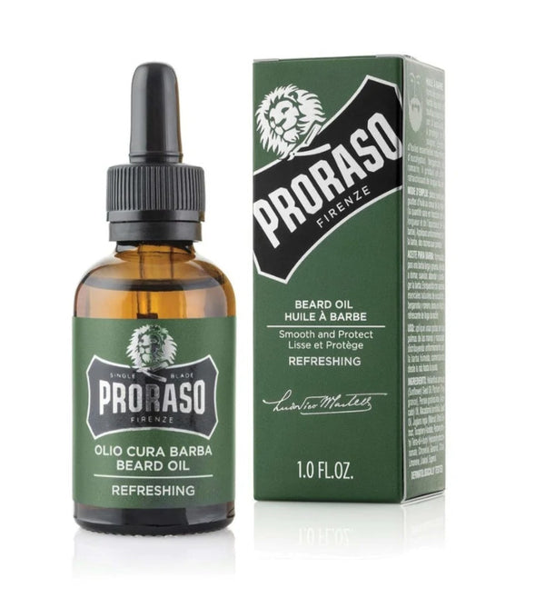 Proraso: Green Refreshing Beard Oil - 30ml