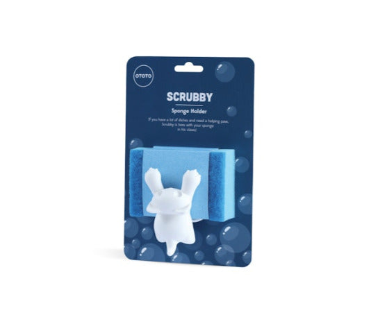 Ototo: Scrubby Sponge Holder - Cat